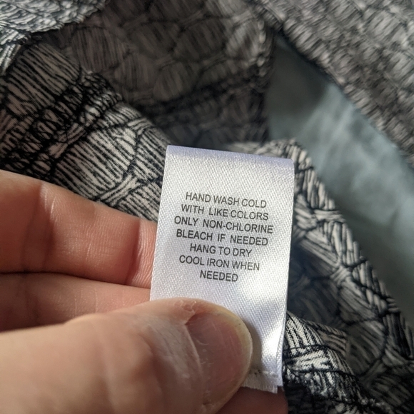 ANTHROPOLOGIE Daniel Rainn Bohemian Tunic Blouse Tassels in Black and White S - Picture 13 of 13